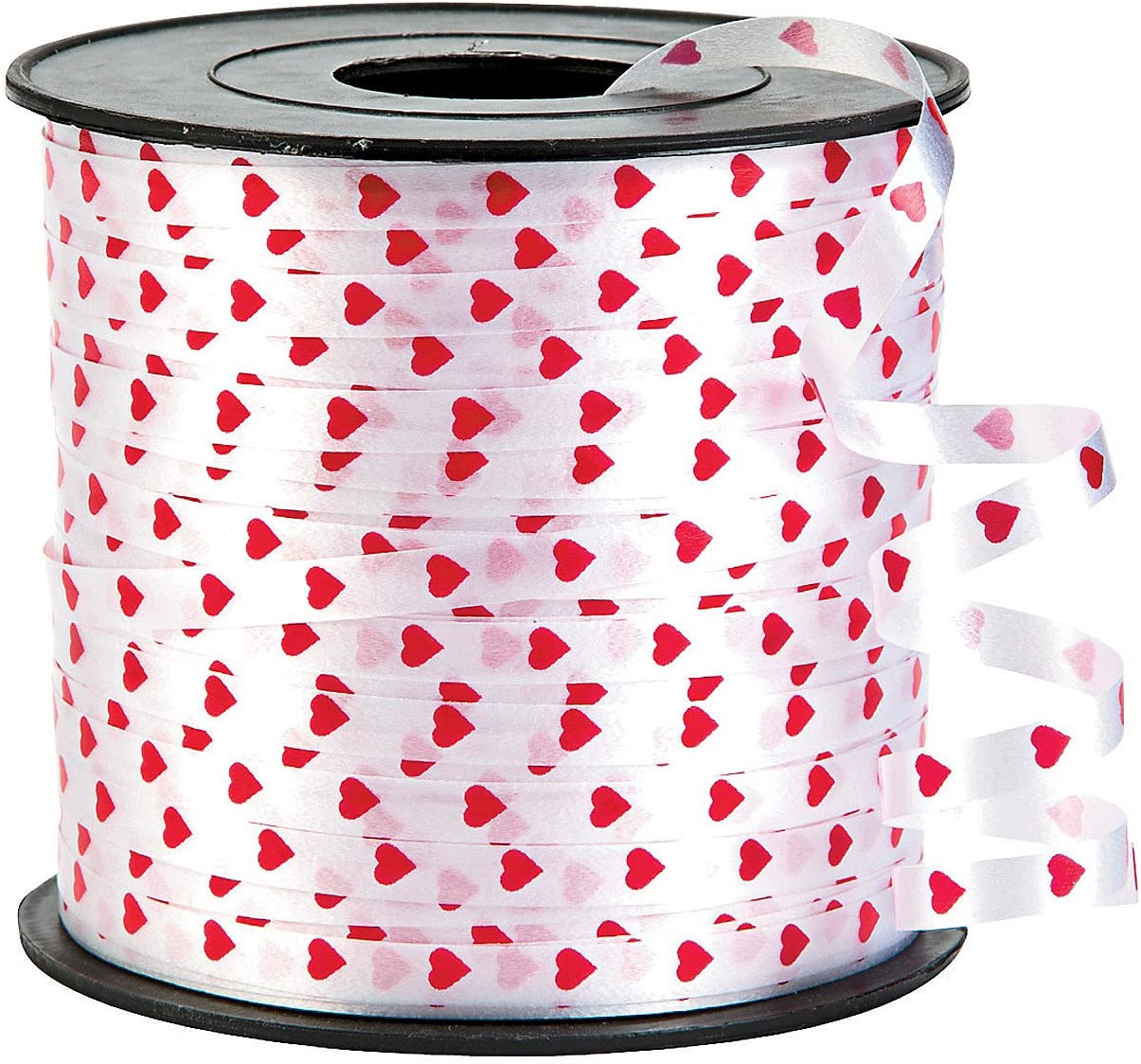 Red Hearts Curling Ribbon - For Valentines Day Gift Wrapping –  Playnpartyshop