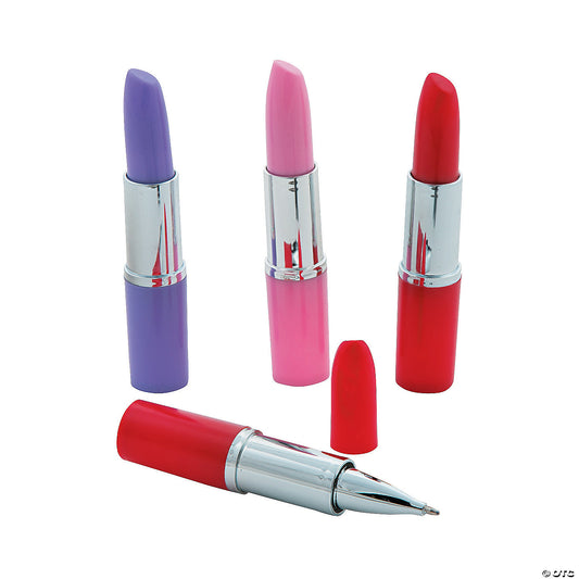 Lipstick Pens for Valentines Day - Pack of 12 Pens